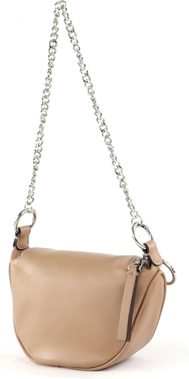 Seidenfelt Skien II - Schultertasche 19 cm smooth toffee