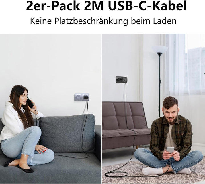 45W USB C Schnellladegerät Ladekabel für Samsung Galaxy S25 S24 S23 S22 S21 Ultra S20 A56 A55 A54 A5