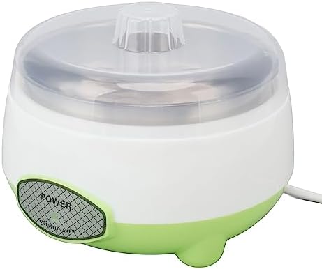 Haofy 15-W-Joghurtbereiter, Edelstahl-Joghurtmaschinenbehälter für Selbstgemachten DIY-Joghurt (EU-S