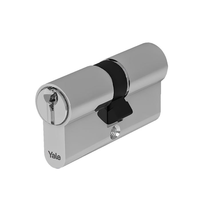 Yale YC051KD303003N1 YC051 Zylinder für Schloss, 30 mm-30 mm, vernickelt, Doppio cilindro vertikalsc