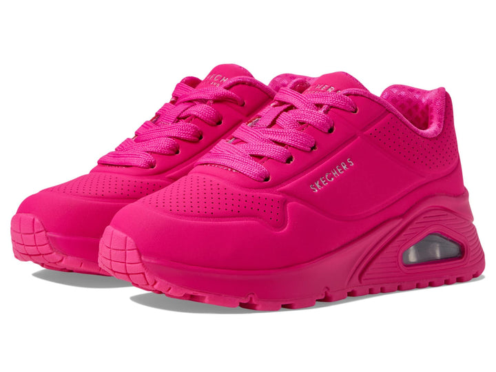 Skechers Unisex Kinder UNO Gen1 - Shimmer AwaySneaker 34 EU Hot Pink, 34 EU Hot Pink
