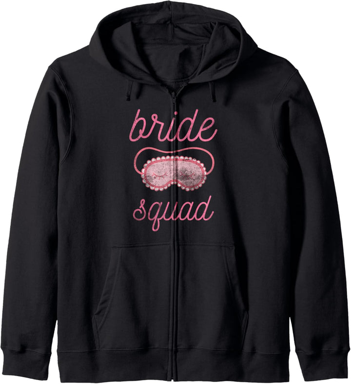 Bride Squad Damen Team Braut Brautdusche Party Hochzeit Kapuzenjacke