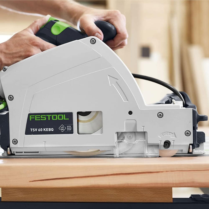 Festool Vorritzer-Tauchsäge TSV 60 KEBQ-Plus (mit Kreissägeblatt, Sichtfenster, Innensechskantschlüs