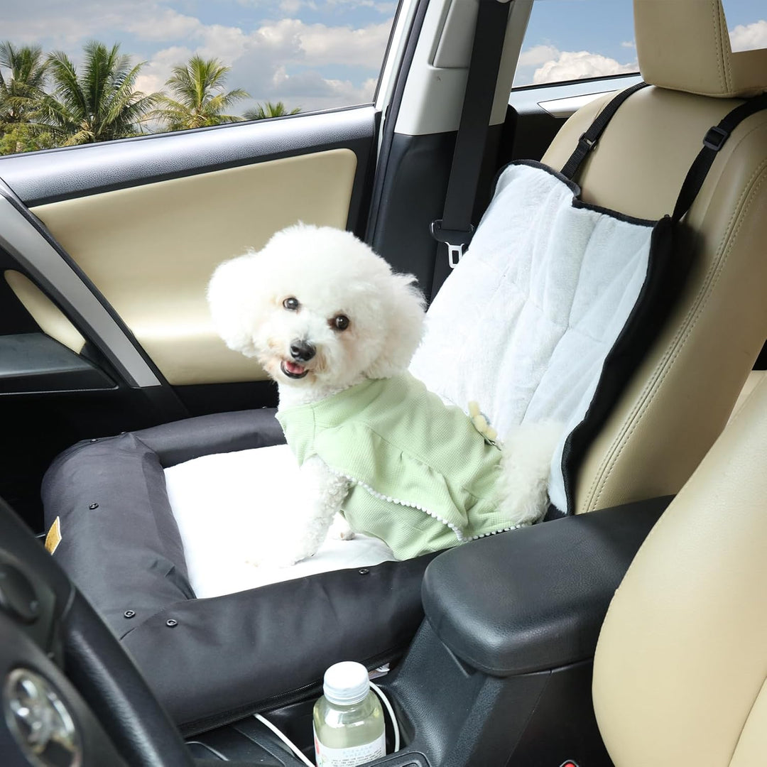 BingoPaw Hunde Autositz für mittlere Hunde, 3-in-1 Verstärkter Autositz mit Befestigungsgurten, wass