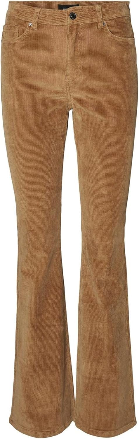 VERO MODA Female Hose VMSIGA Hohe Taille Hose XS Braun / Tobacco Brown, XS Braun / Tobacco Brown