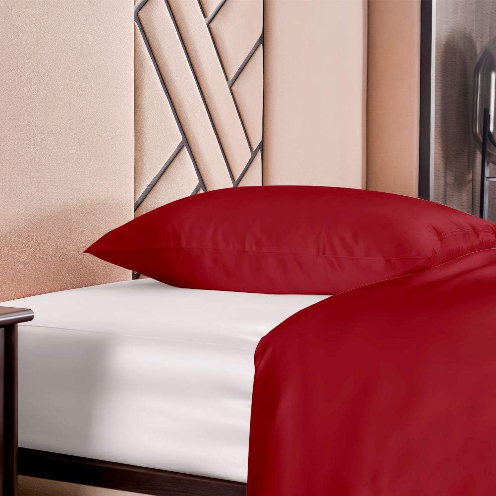 THXSILK 100% 19 Momme Seide Kissenbezug Kissenhülle mit Reissverschluss - Seide Kissen Bezug - Super