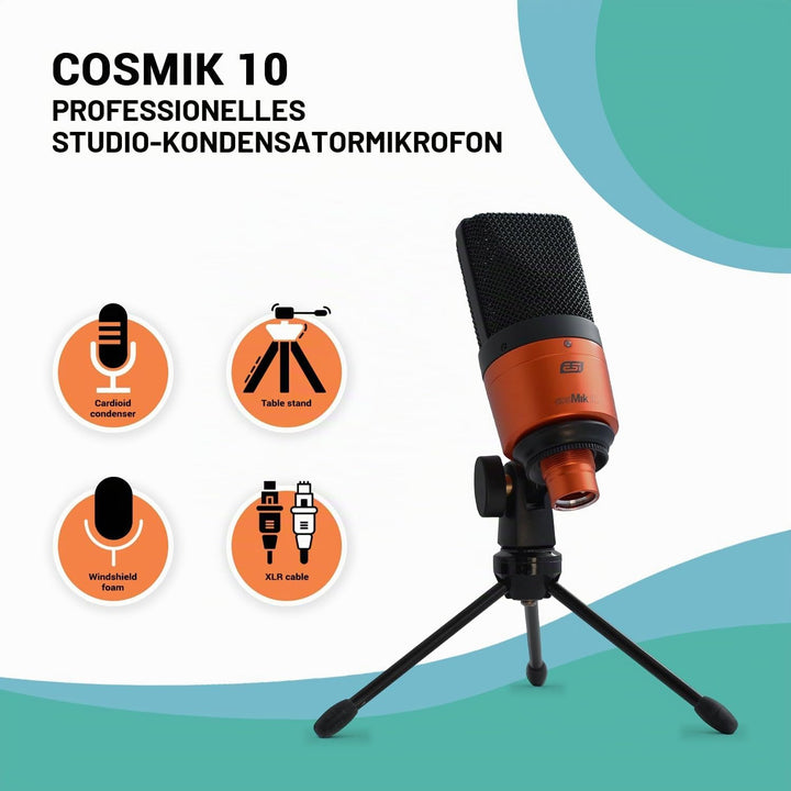 ESI cosMik 10 | Professionelles Studio-Kondensatormikrofon