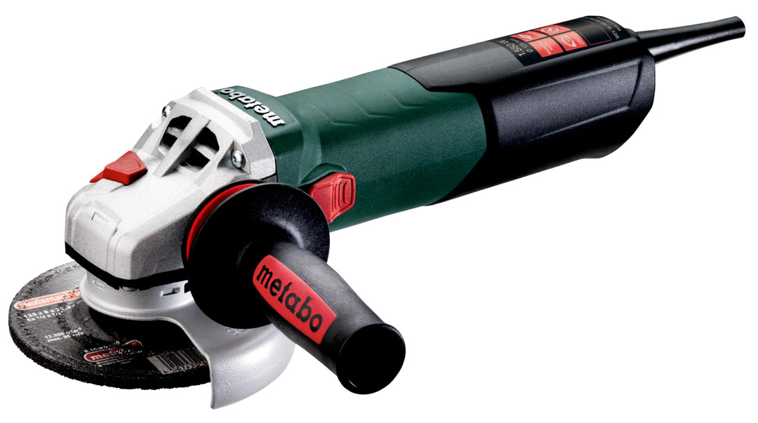 Metabo Winkelschleifer WEV 15-125 Quick HT (600562000) Karton; mit Drehzahlregelung, Schnellspannnmu