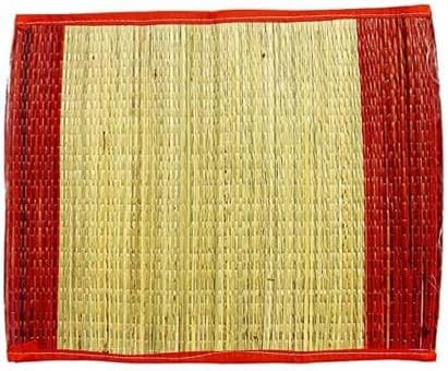 Pooja Aasan Puja asan Matte Puja Asana für Mandir Kusha Asan Madurkathi/Kusha Grass/Korai Pai 45,7 x