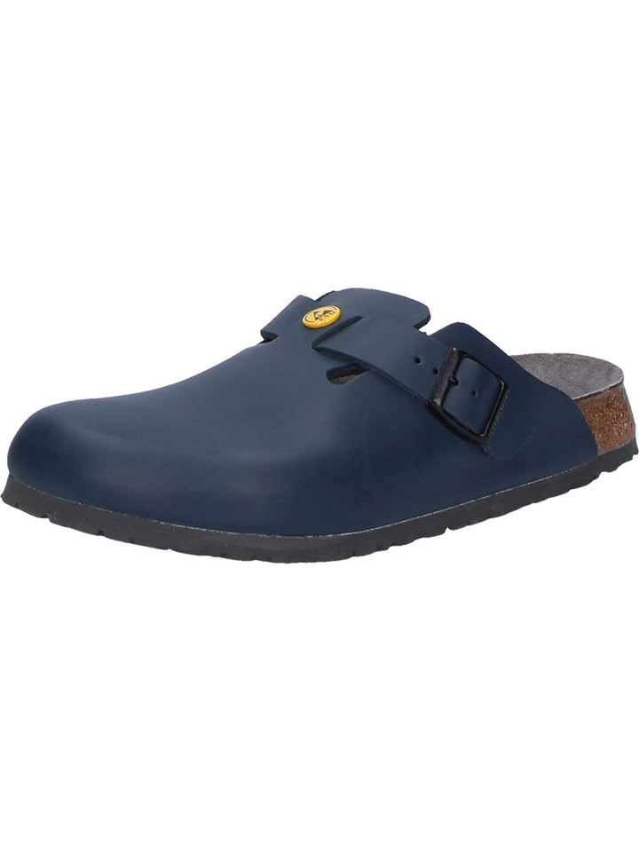 BIRKENSTOCK Herren Clogs Boston ESD 41 EU Schmal Blau, 41 EU Schmal Blau