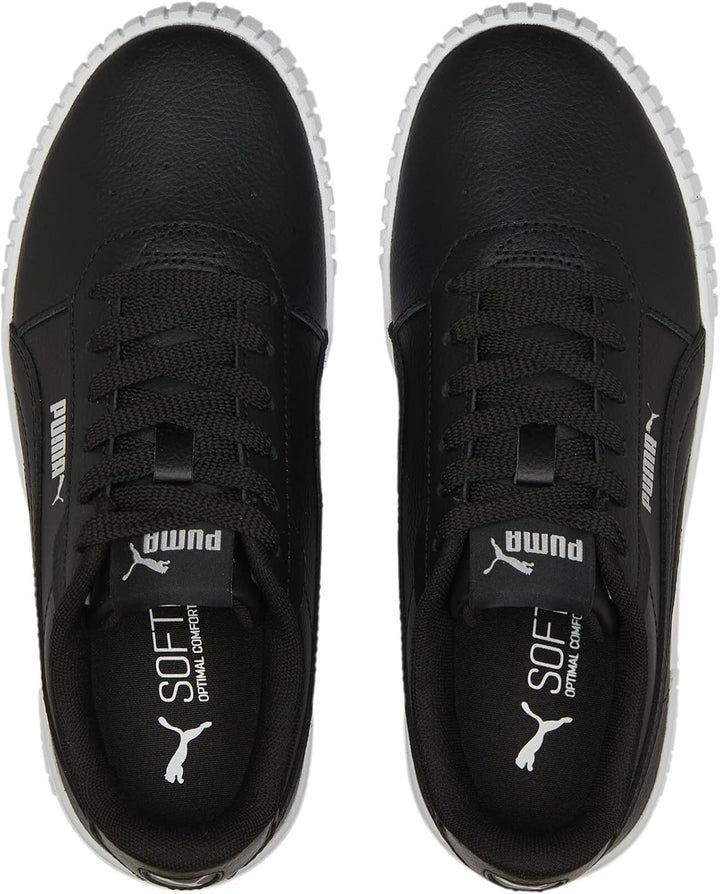 PUMA Mädchen Carina 2.0 Jr Sneaker 35.5 EU Puma Black Puma Black Puma Silver, 35.5 EU Puma Black Pum