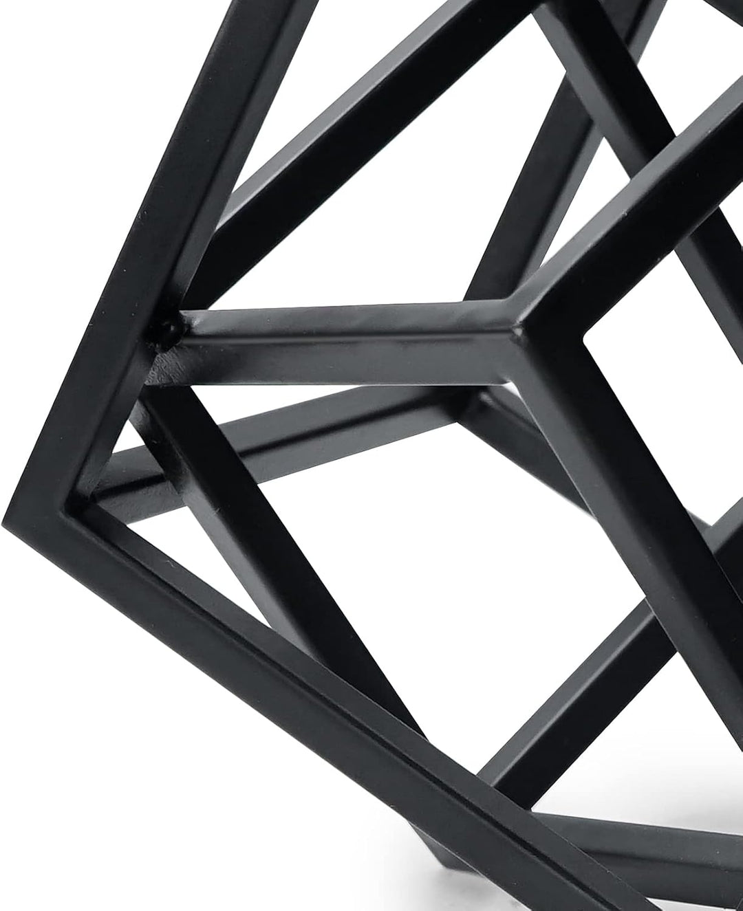 Aoneky Würfel Geometrische Eiserne Statue - Moderner Skulptur für Schlafzimmer, Salon,Haus, Bücherre