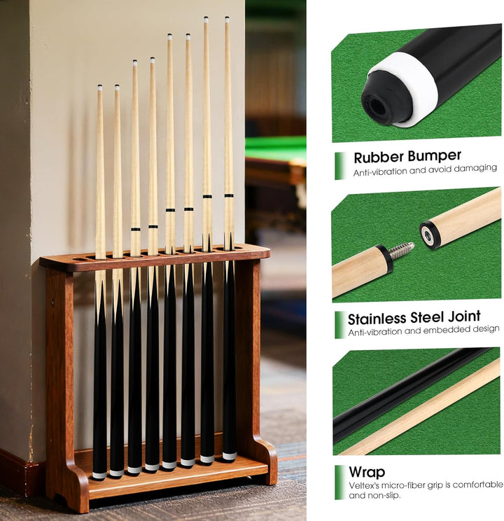 Billard-Queue-Stick-Set, 91,4 cm, 106,7 cm, 121,9 cm, 57/147,3 cm, 2/4 Stück, Tisch-Pool-Stick für A