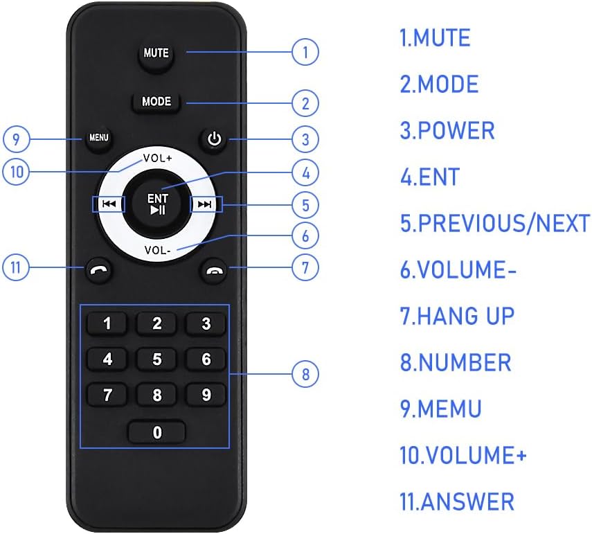 Hikity Autoradio 1 Din mit Wireless Carplay und Android Auto, 7 Zoll Ausfahrbarem Bildschirm Auto Ra