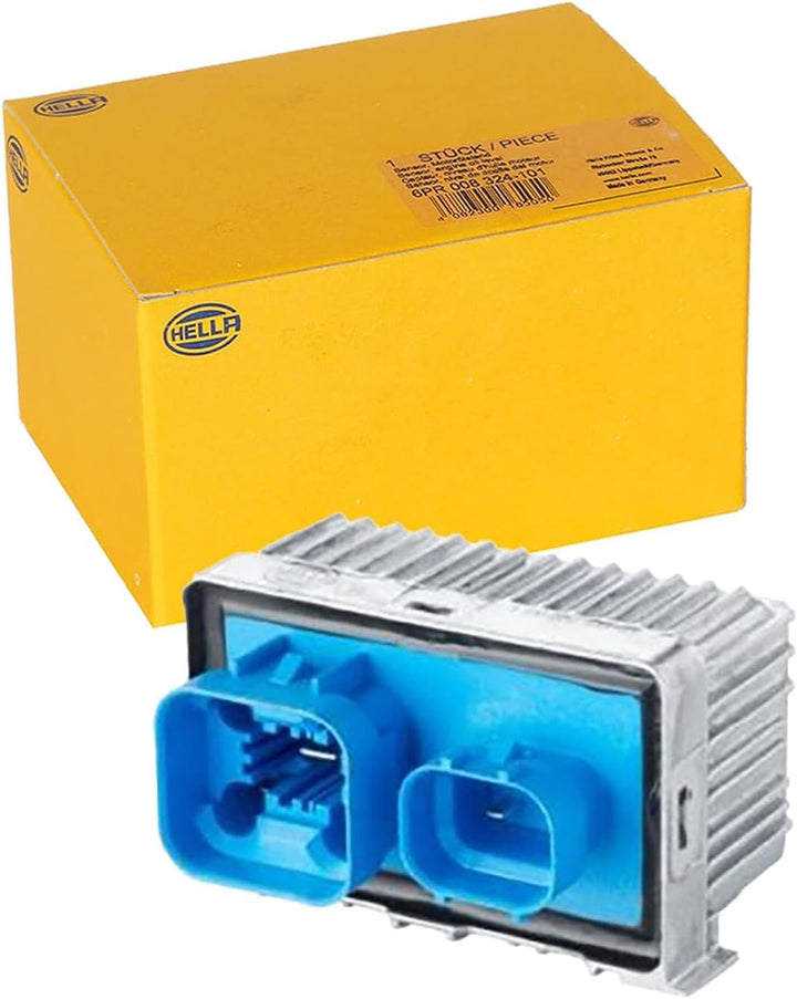 HELLA 4RV 008 188-651 Steuergerät, Glühzeit - 12V - 9-polig - nachglühfähig - Zylinderanzahl: 4