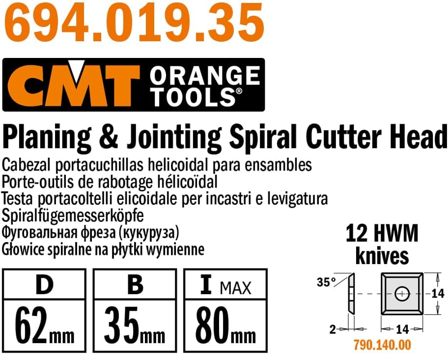 CMT 694.002.40 – Cabezal POR Biselar A 45 D = 150 x 50 x 40