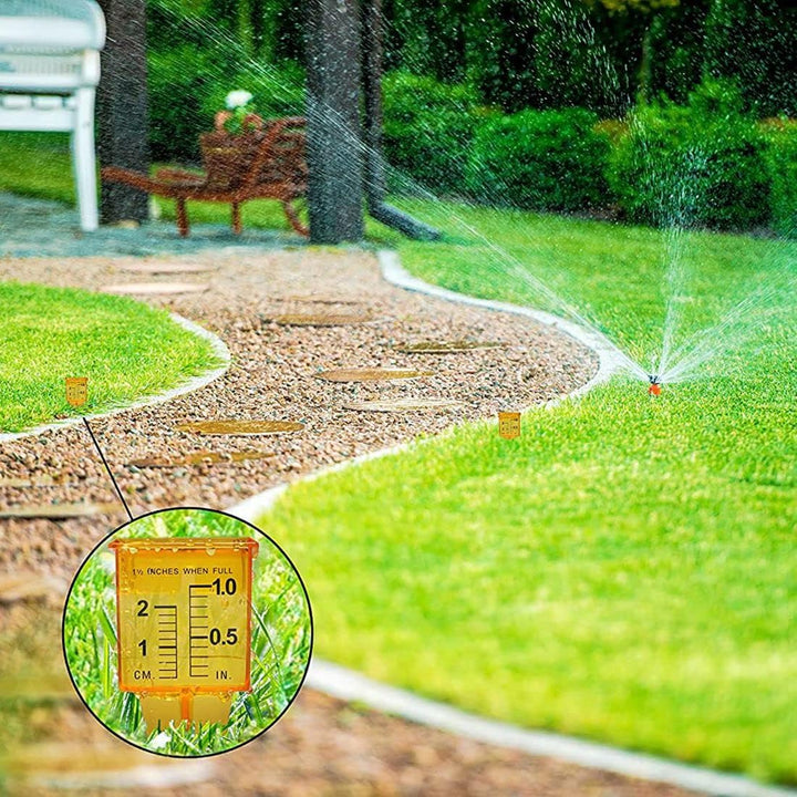 Regenmesser Sprinkler-MessgeräT (12 StüCk) für Rasen- und Garten-WassermessgeräT Weithals