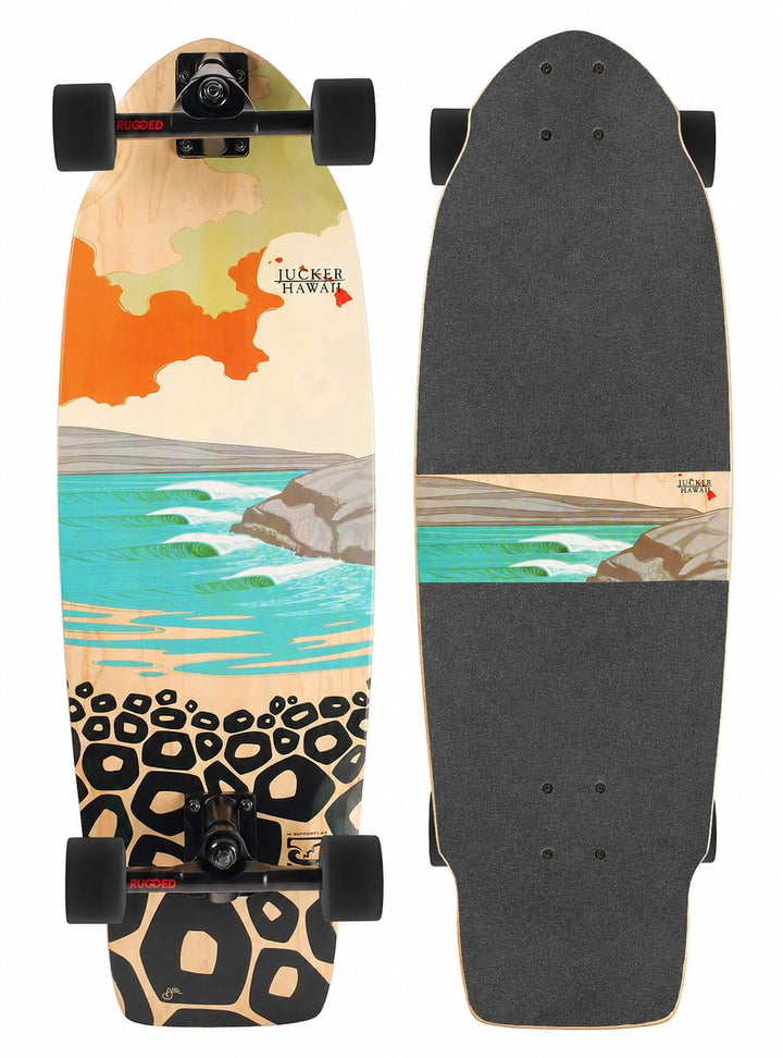 JUCKER HAWAII Surf Skateboards // Skatesurfer // Surfskate // Bestes Surf-Training // Superbeweglich