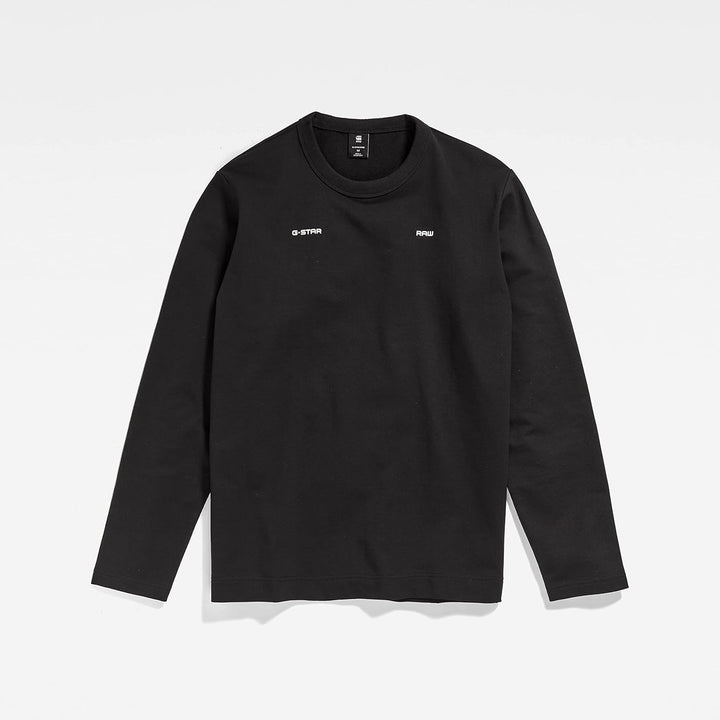G-STAR Herren Lightweight Sweatshirt T-Shirts, XS Schwarz (Dk Black D21567-d136-6484)