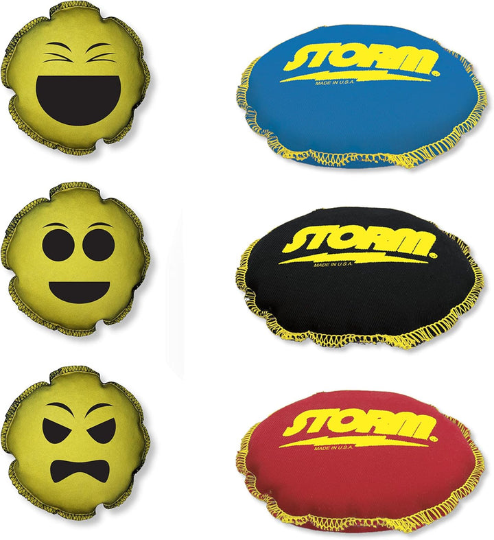 EMAX | Bowling-Zubehör - Storm Grip Bag | Grip Sack mit Duft | Rosinbag - Grip Ball Stormoji Rot - K