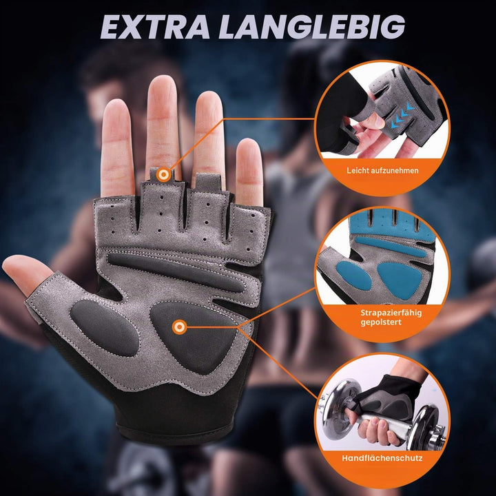 Grebarley Fitness Handschuhe,Trainingshandschuhe für Damen und Herren - Fitness Handschuhe für Kraft