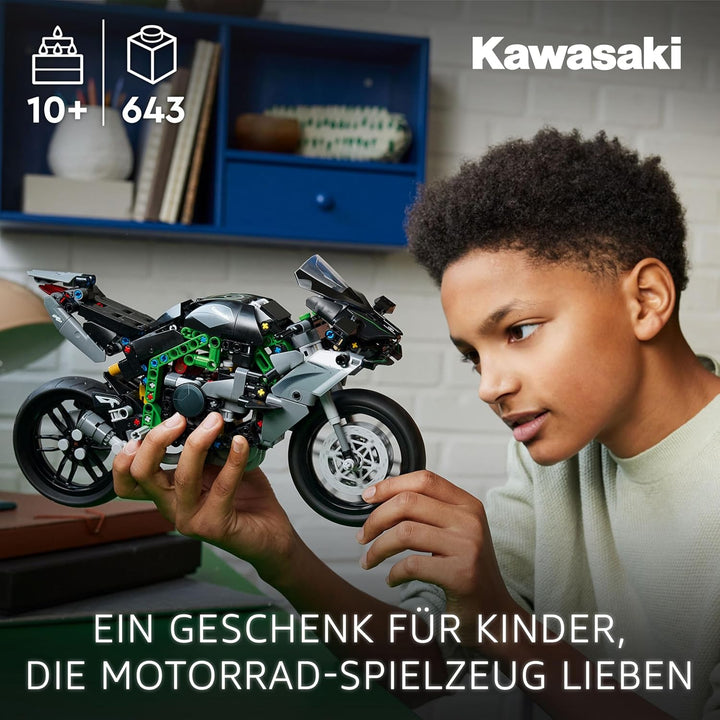 LEGO Technic Kawasaki Ninja H2R Motorrad, Geschenk für Kinder & Erwachsene zum Geburtstag, Dekoratio