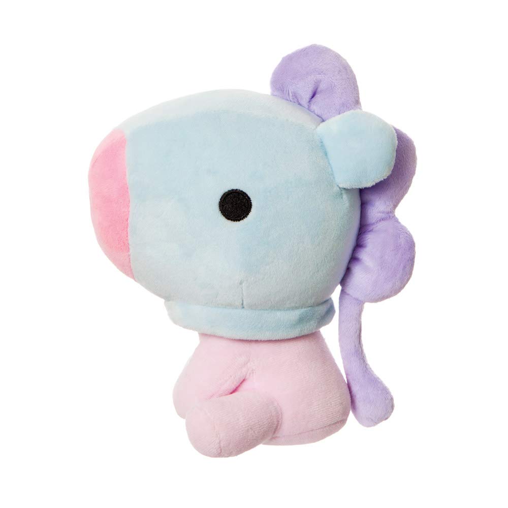 Aurora World Aurora, 61372, BT21 Official Merchandise, Baby MANG sitzend 20 cm, Plüsch, Lila, Blau/V