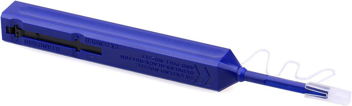KELUSHI Glasfaserreinigungsstift für LC/MU-Stecker, Aktivierung durch einfaches Drücken, Blau