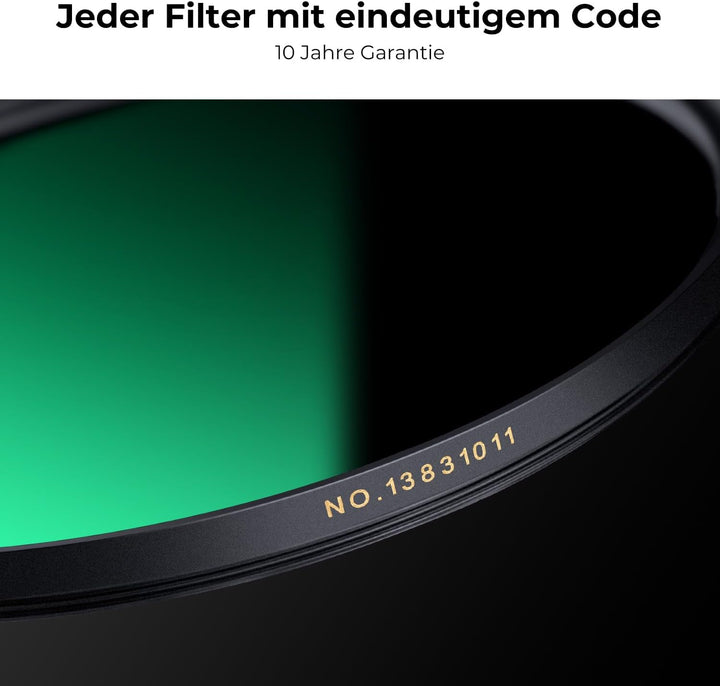 K&F Concept Nano-X PRO Serie ND1000 Filter 77mm Graufilter (10 Stop) Flaggschiff-ND Filter Slim Neut