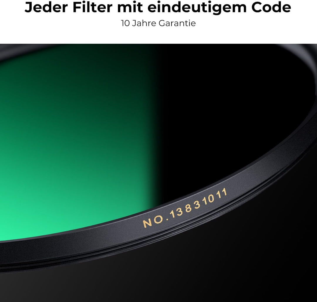 K&F CONCEPT Nano-X PRO Serie ND1000 Filter 67mm Graufilter (10 Stop) Flaggschiff-ND Filter Slim Neut