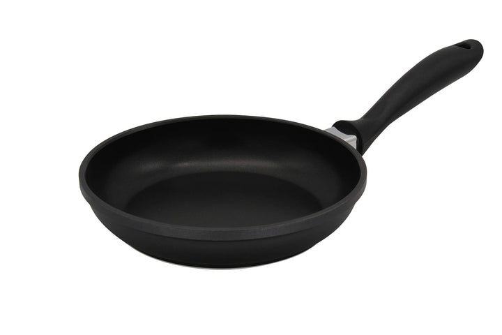Karl Krüger Aluguss-Pfanne Leipzig, 24 cm, Schwarz | Flache Ausführung|Backofenfest bis 160°C|Kunsts
