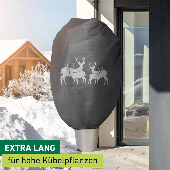 Windhager Winter-Deko-Vlieshaube Protect XXL, Kälteschutz, Frostschutz, Gartenvlies, Abdeckvlies, Hi