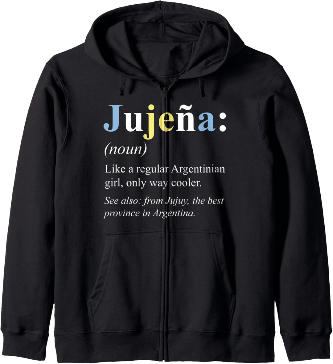 Argentinien Jujuy Geschenk Englisch Version - Jujeña Kapuzenjacke