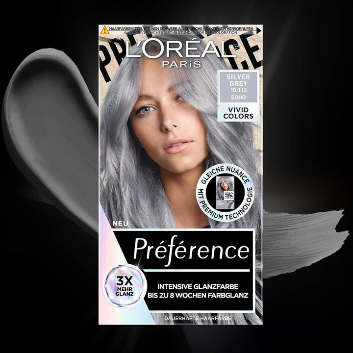 L'Oréal Paris Intensive dauerhafte Haarfarbe, Bis zu 8 Wochen glänzendes Haar und intensive Farbe, P