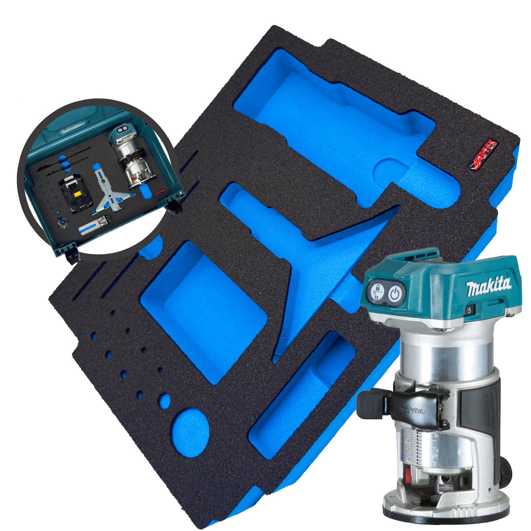 APTEX Schaumeinlage passend für Makita Akku-Multifunktionsfräse DRT50 für MakPac Gr. 2-3