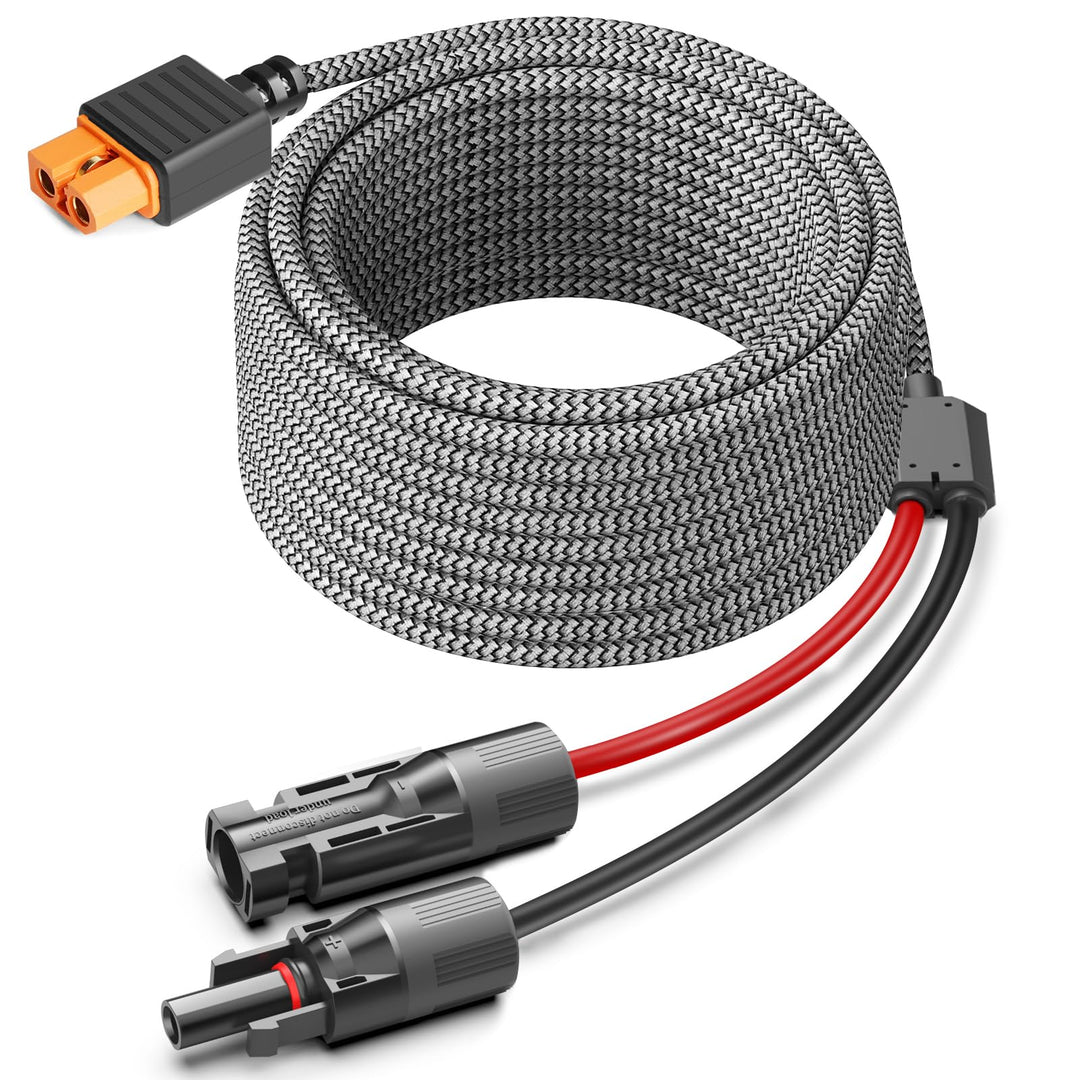 KFD Solar auf XT60i Verlängerungskabel für Anker SOLIX C1000 C2000 Gen 2 ECOFLOW Delta 3 Plus/River