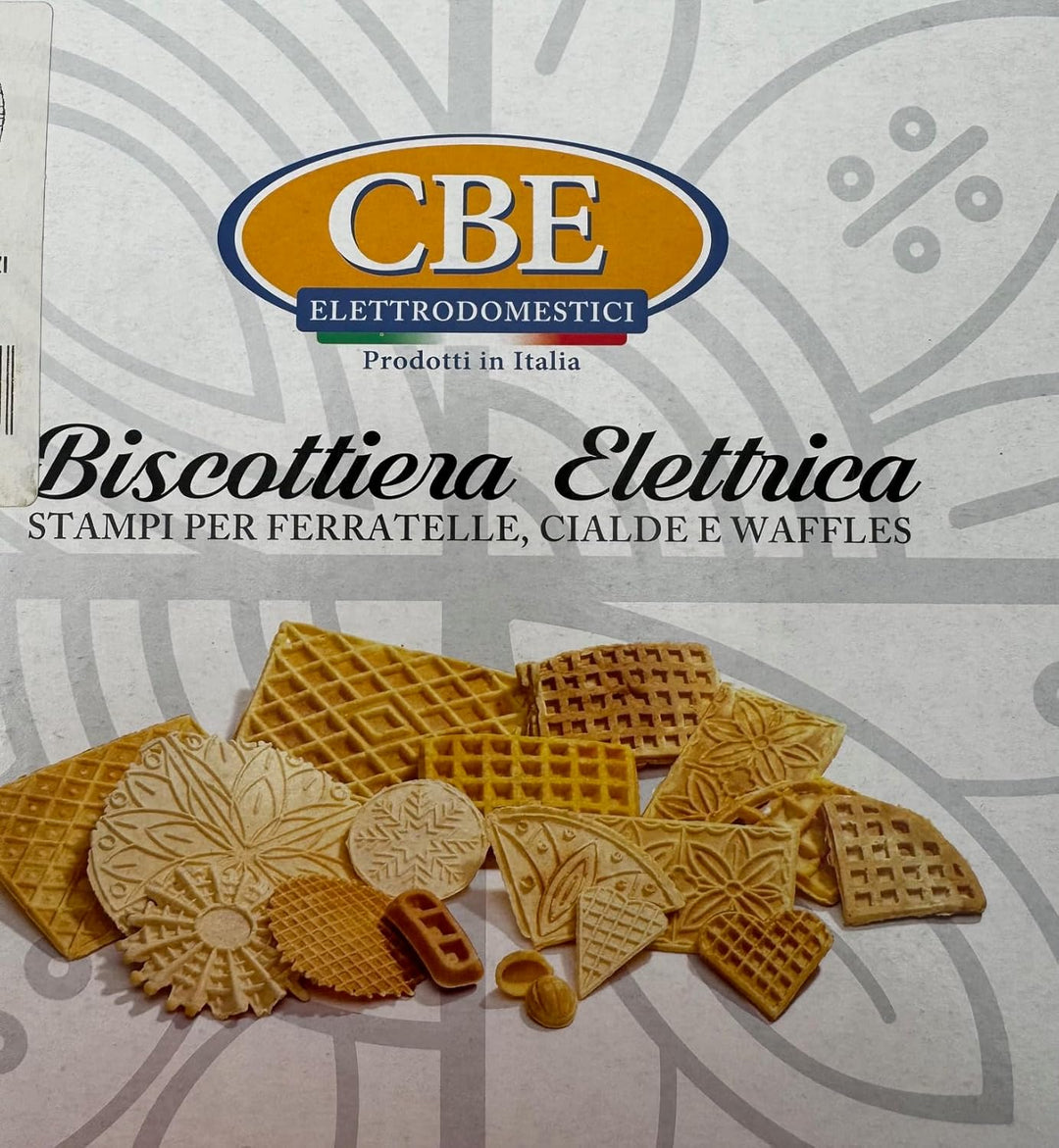 CBE Haushaltsgeräte 8050300 CR Ferratelle Elektrische Keksdose rund, 600 Watt,