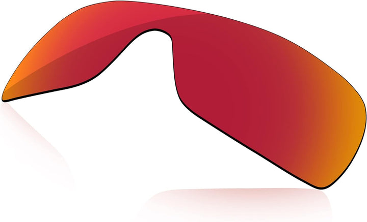 LenzReborn Polarisierte Linse Ersatz für Oakley Dart Sonnenbrille - Weitere Optionen Dunkelschwarz +