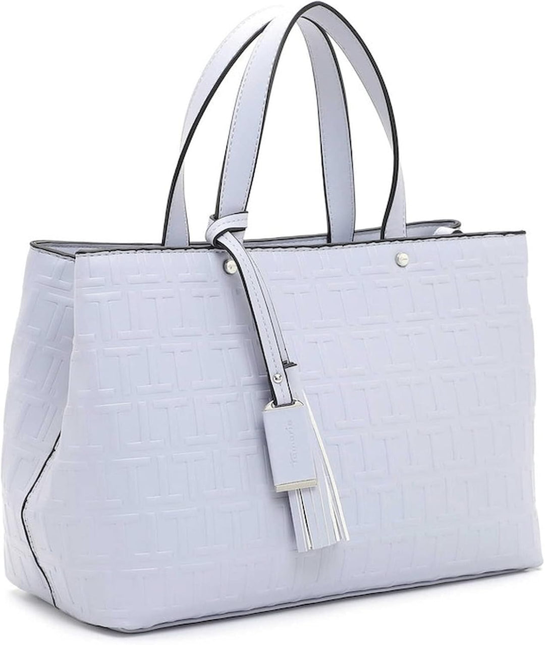 Tamaris Shopper Leona 32172 Damen Handtaschen Print Einheitsgrösse Greyblue 855, Einheitsgrösse Grey