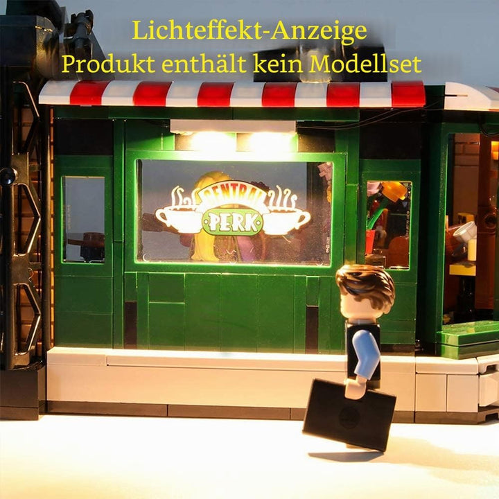 GEAMENT LED Licht-Set für Ideas Friends Central Perk Café - Kompatibel mit Lego 21319 Bausteinen (Mo
