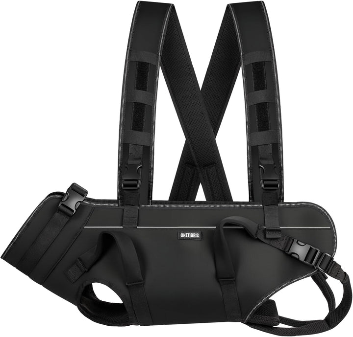 OneTigris Tragegeschirr für Hunde, Support Ridge Outdoor Hundetragehilfe für Wanderungen, Notfälle &amp;