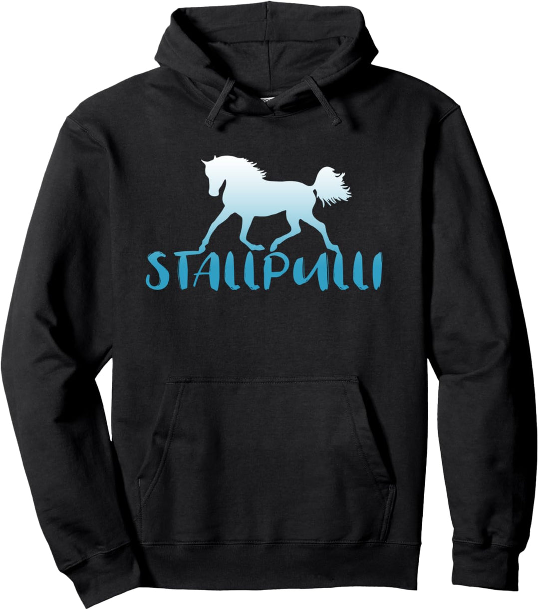 Stallpulli Pferd Pferdefan Reiterin Reitstall Reiterhof Pullover Hoodie