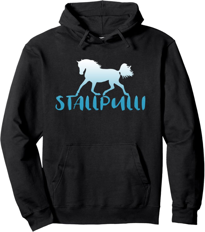 Stallpulli Pferd Pferdefan Reiterin Reitstall Reiterhof Pullover Hoodie