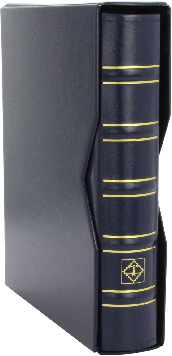 Leuchtturm 313389 Münzalbum Optima Classic - Hochwertiger Ringbinder zum selber Gestalten - inkl. Sc