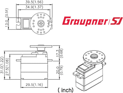 Graupner 7931 Servo digital DES 586 BB 13 mm
