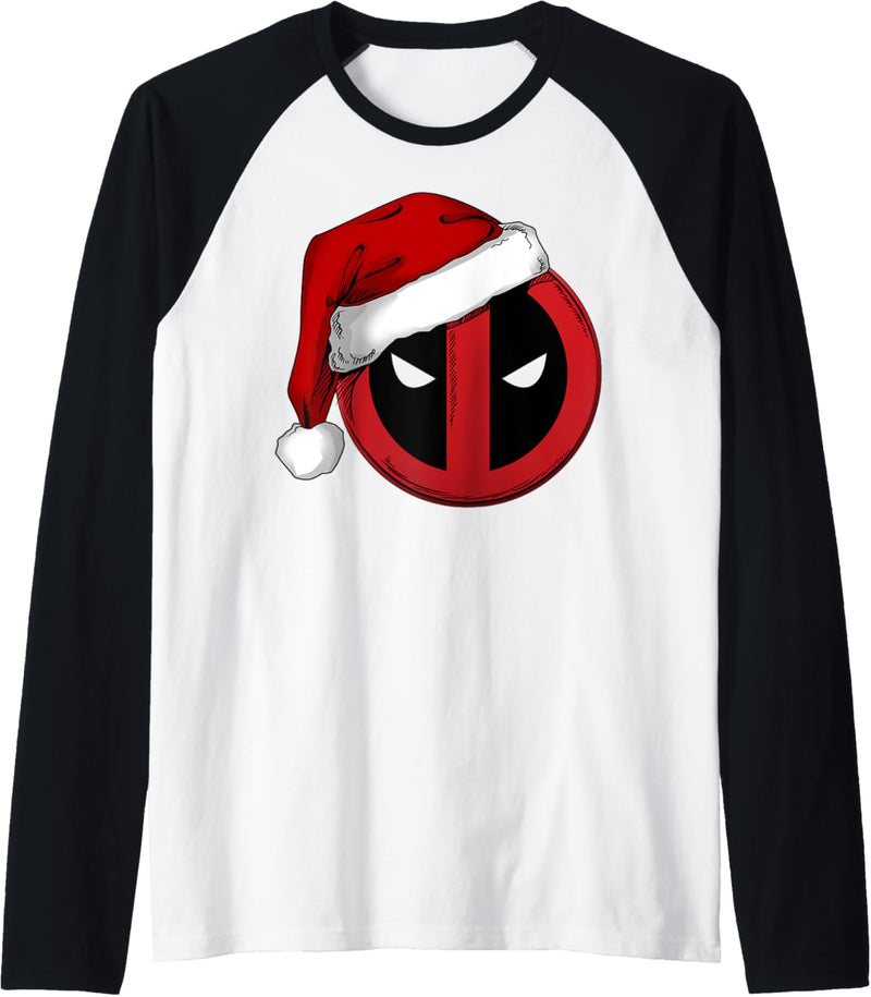 Marvel Deadpool Weihnachten Hat Logo Raglan