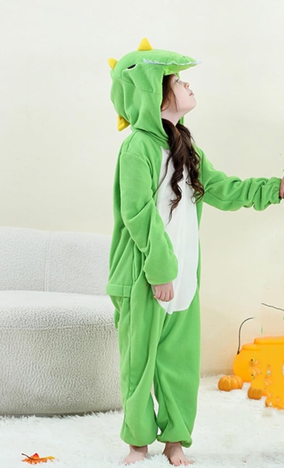 Kids Onesie Tier Suit Hooded Pyjamas Halloween Weihnachten Cosplay Kostüm für Jungen &amp; Mädchen 9-10