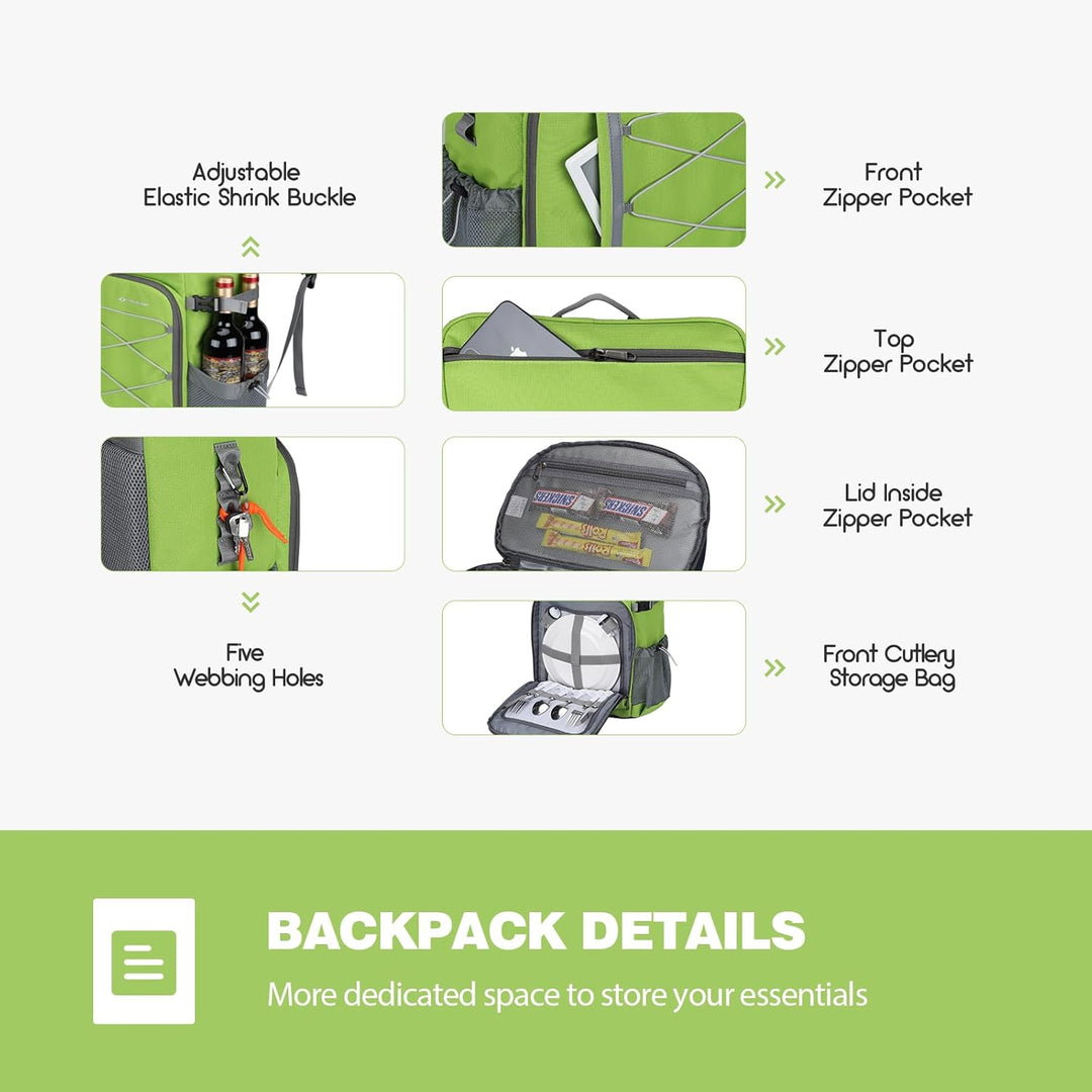 Maelstrom Kühlrucksack 35/50 Dosen, Isolierter Cooler Rucksack Auslaufsicher, Grosse Kühltasche Ruck