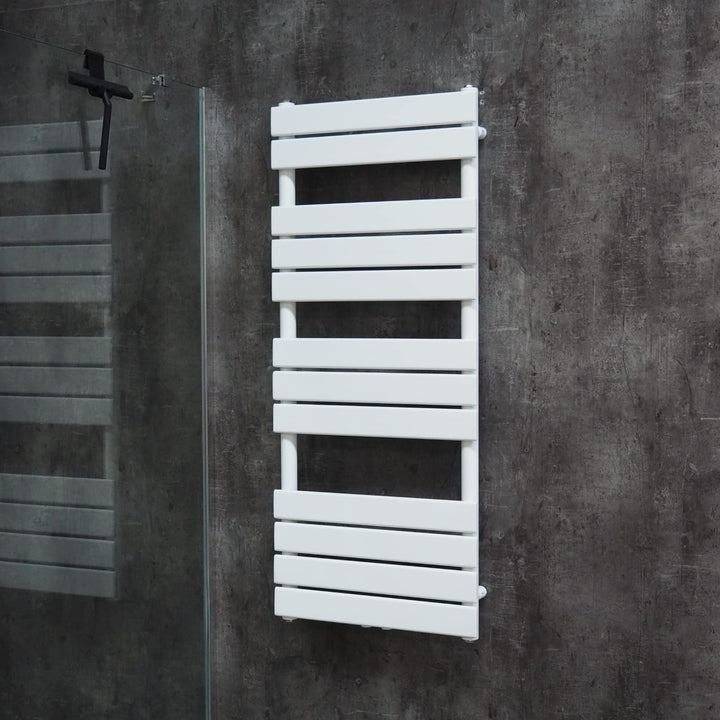 WITEN&NOCK SARDORA Design Badheizkörper 1200 x 500 mm Handtuchheizung Handtuchtrockner 2in1 Mittelan