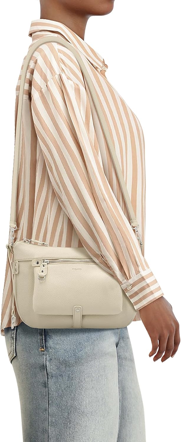 Picard Damen Schultertasche LOIRE aus Synthetik OneSize, Mittel | mit Reissverschluss | Schultertasc